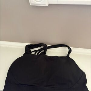 Athleta Black Strappy Bra